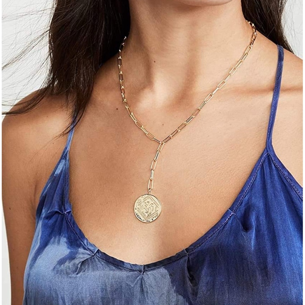 Gorjana Women's Ana Coin Lariat Necklace